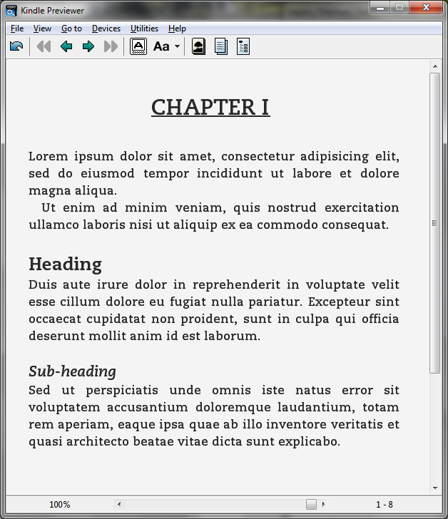 a way to print an e-book from kindle